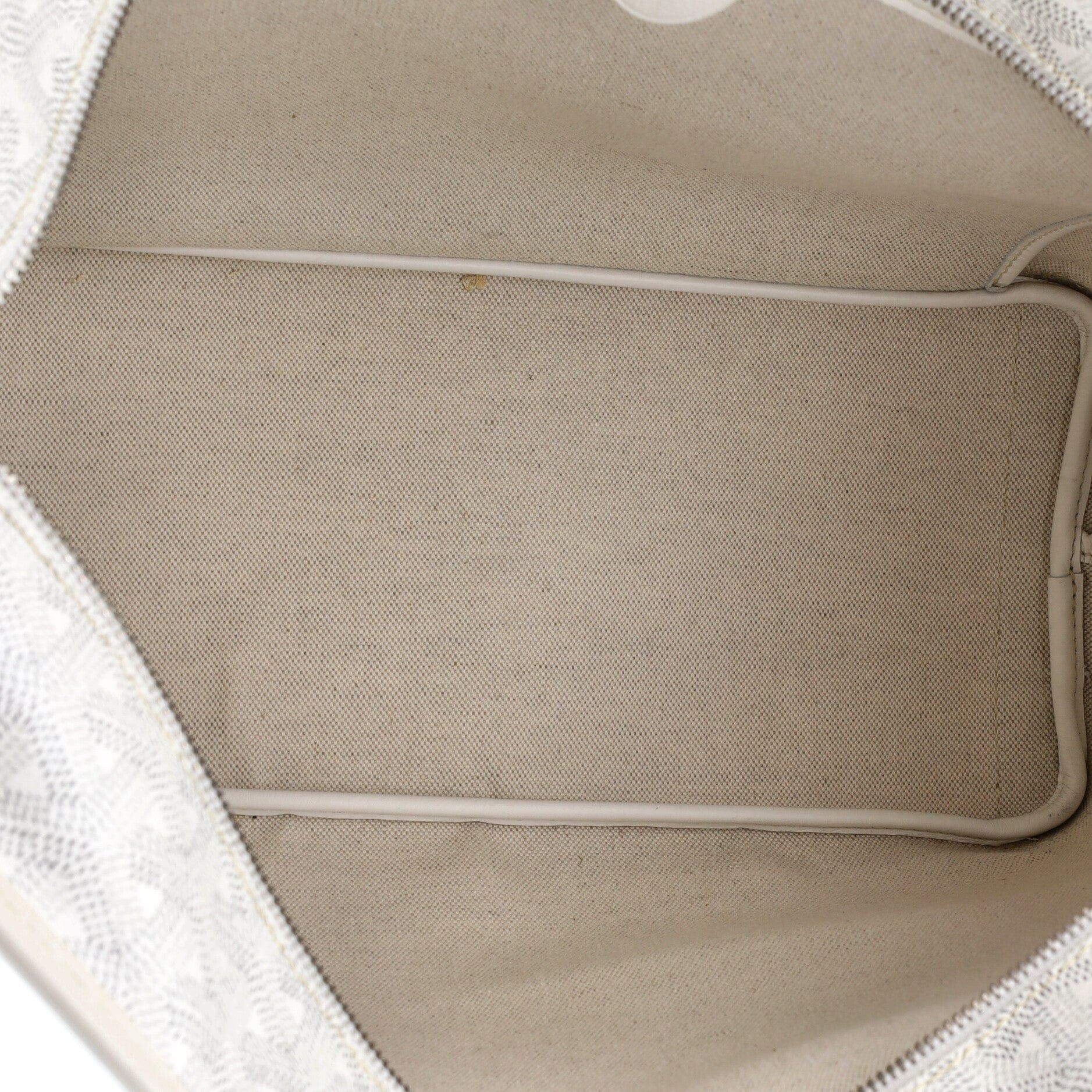 Artois Tote Coated Canvas PM, Alternate, color, White