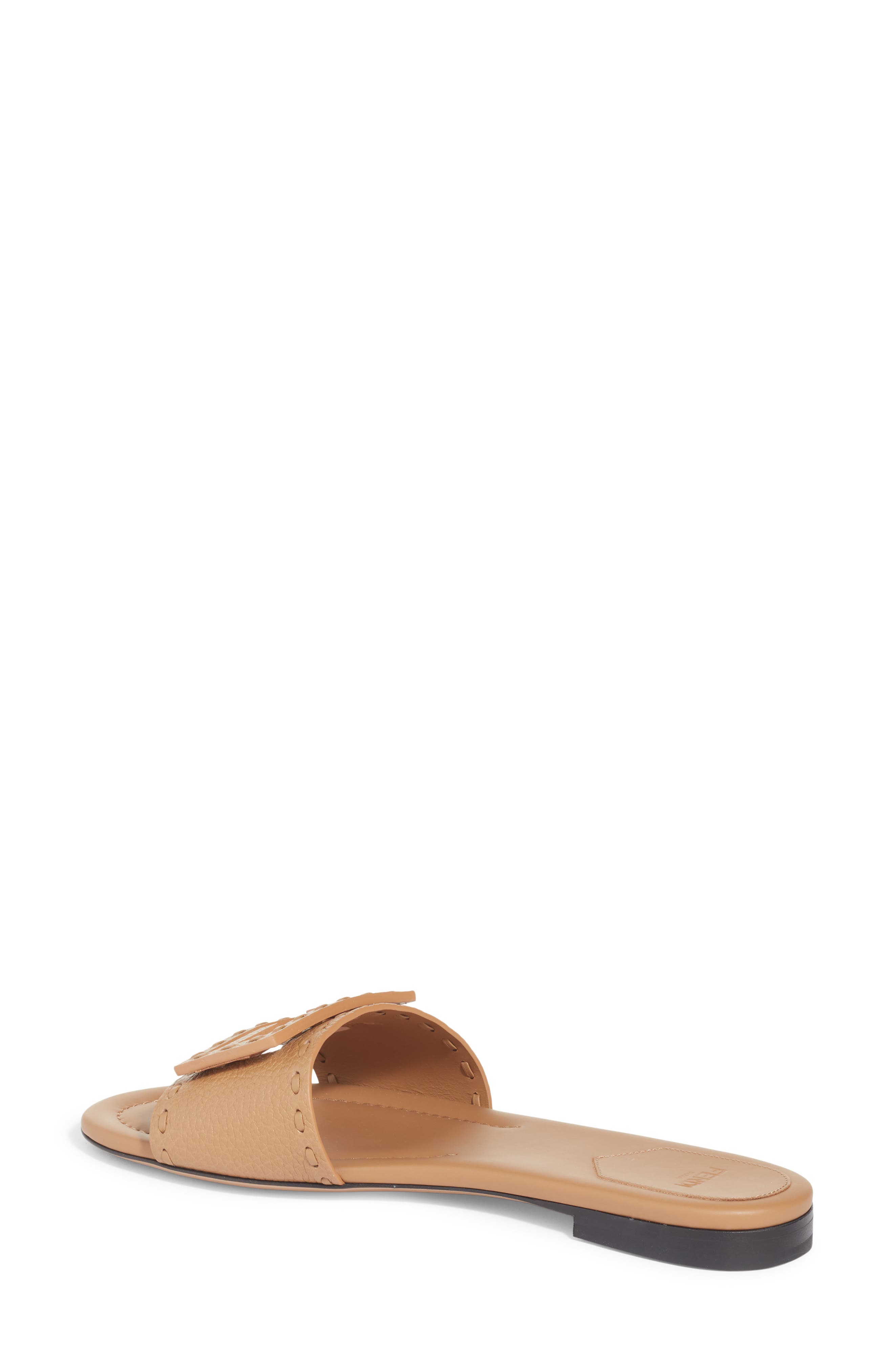 Signature Slide Sandal, Alternate, color, CAMMELLO BAG
