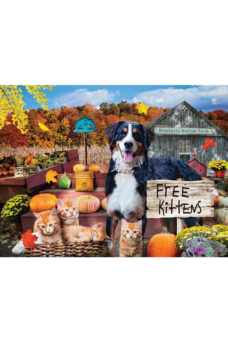 Blueberry Hollow Farm 500 piece Jigsaw Puzzle for Adults, Alternate, color, Multicolor