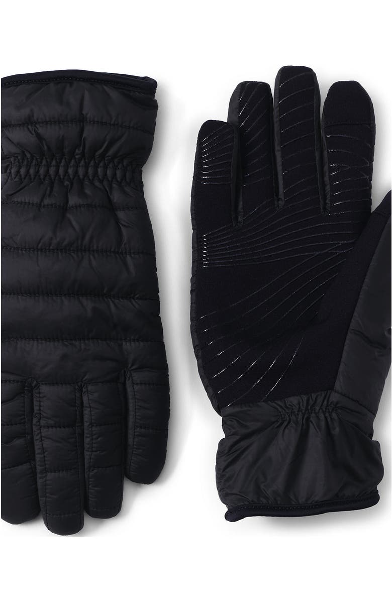 Lands' End Wanderweight Quilted EZ Touch Screen Gloves, Main, color,
