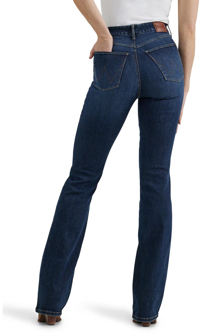 Bespoke High Waist Bootcut Jeans, Alternate, color, LACEY