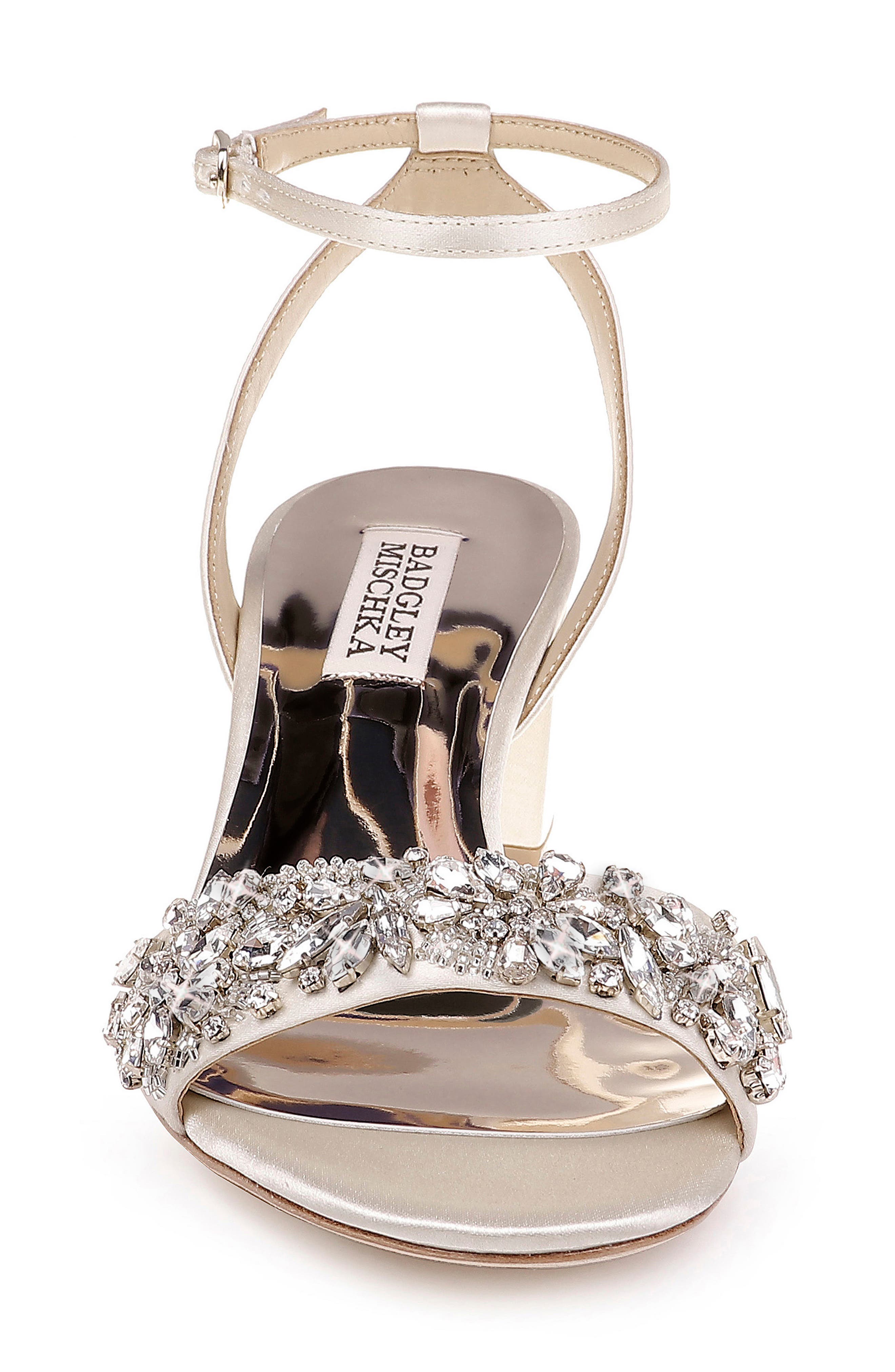 Ivanna Ankle Strap Sandal, Alternate, color, IVORY SATIN