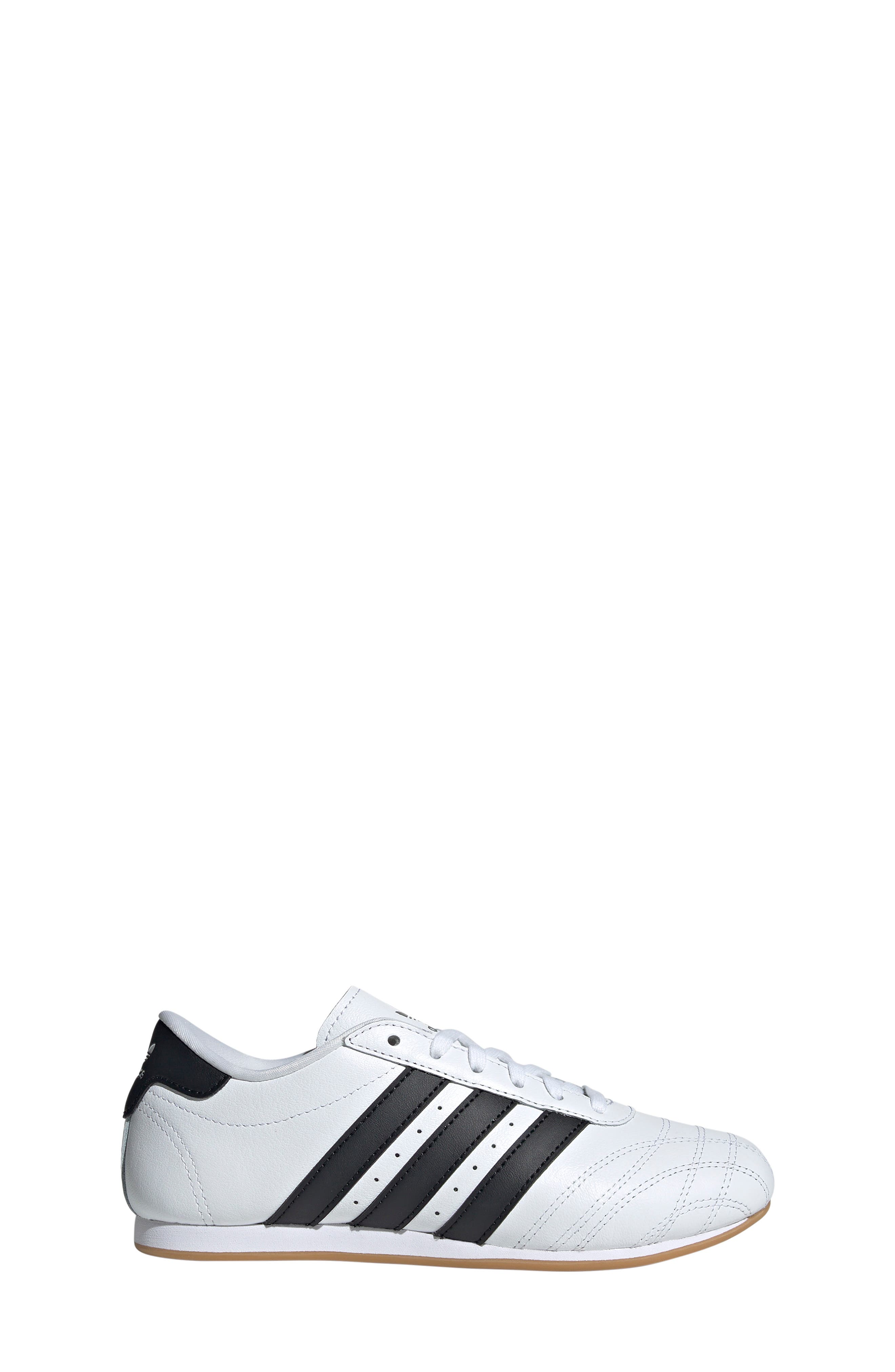 adidas Kids' Taekwondo Sneaker, Alternate, color, White/ Black/ Gum