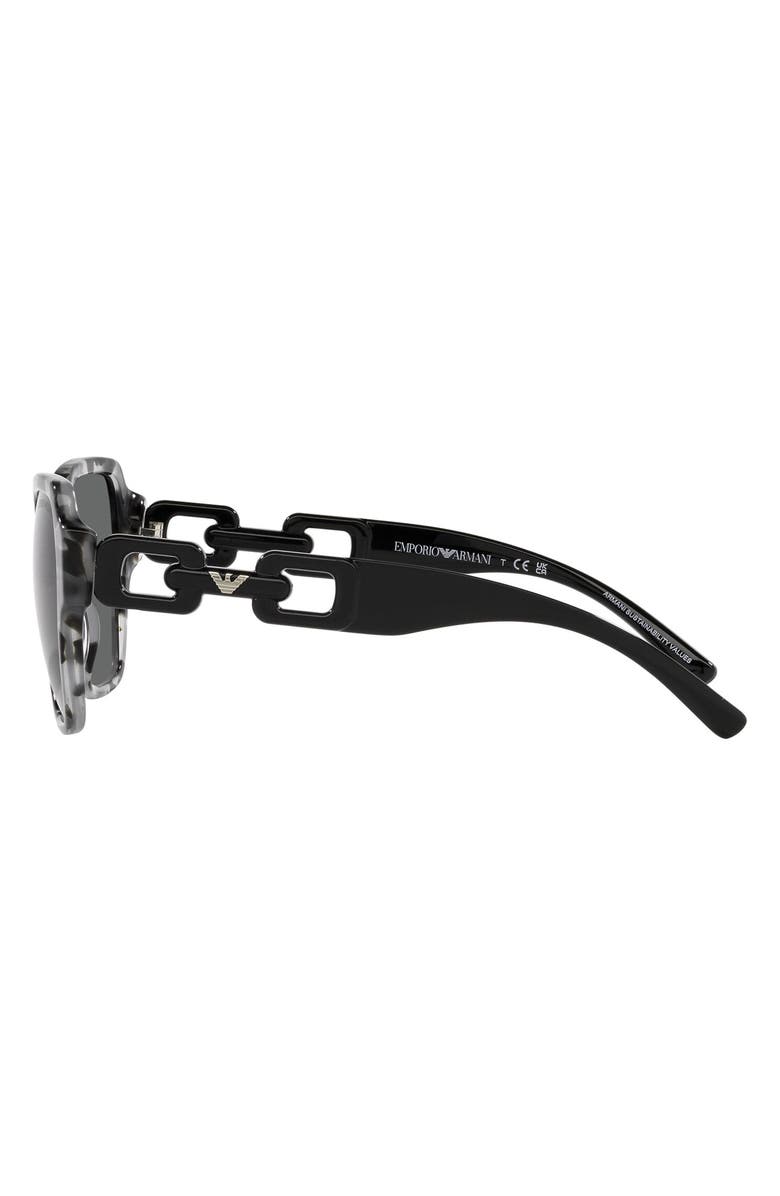 Emporio Armani 54mm Square Sunglasses, Alternate, color, 