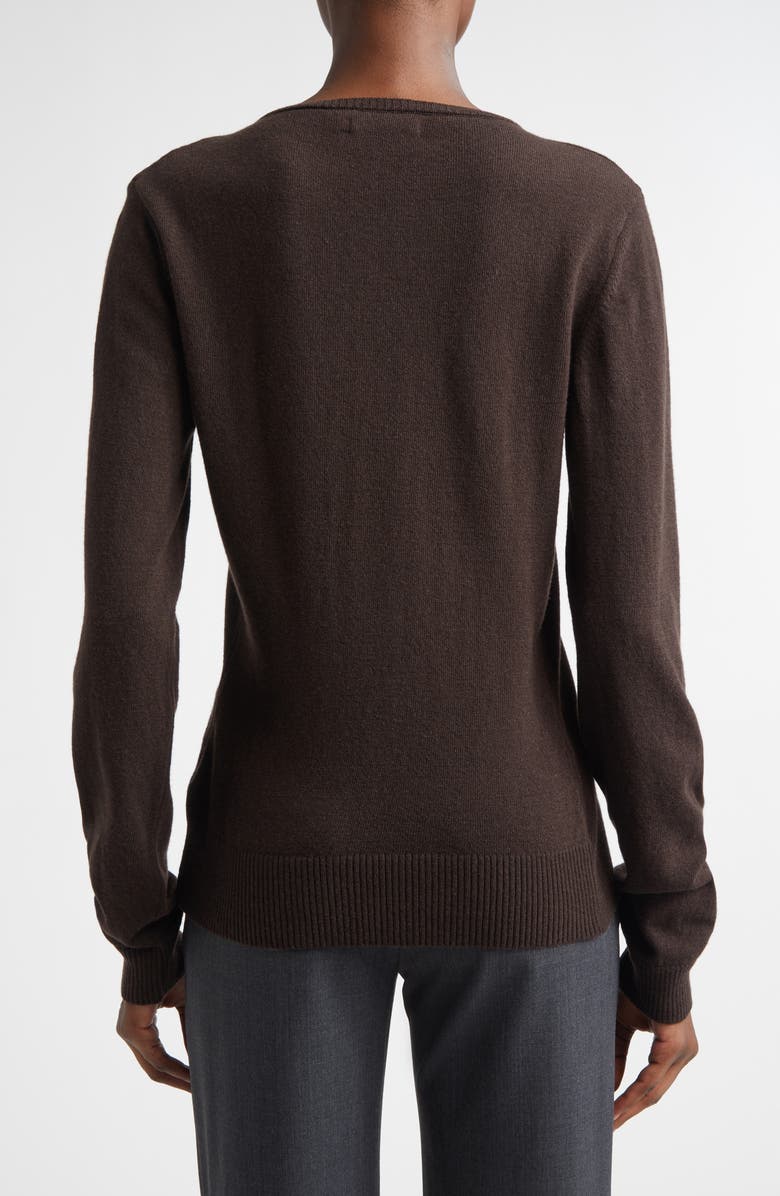 Paloma Wool Donalti Extrafine Merino Wool Cardigan, Alternate, color, Taupe