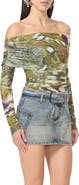 AFRM Coyle Off the Shoulder Ruched Top