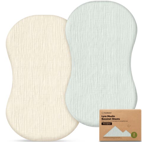 2-Pack Lyra Muslin Bassinet Sheets