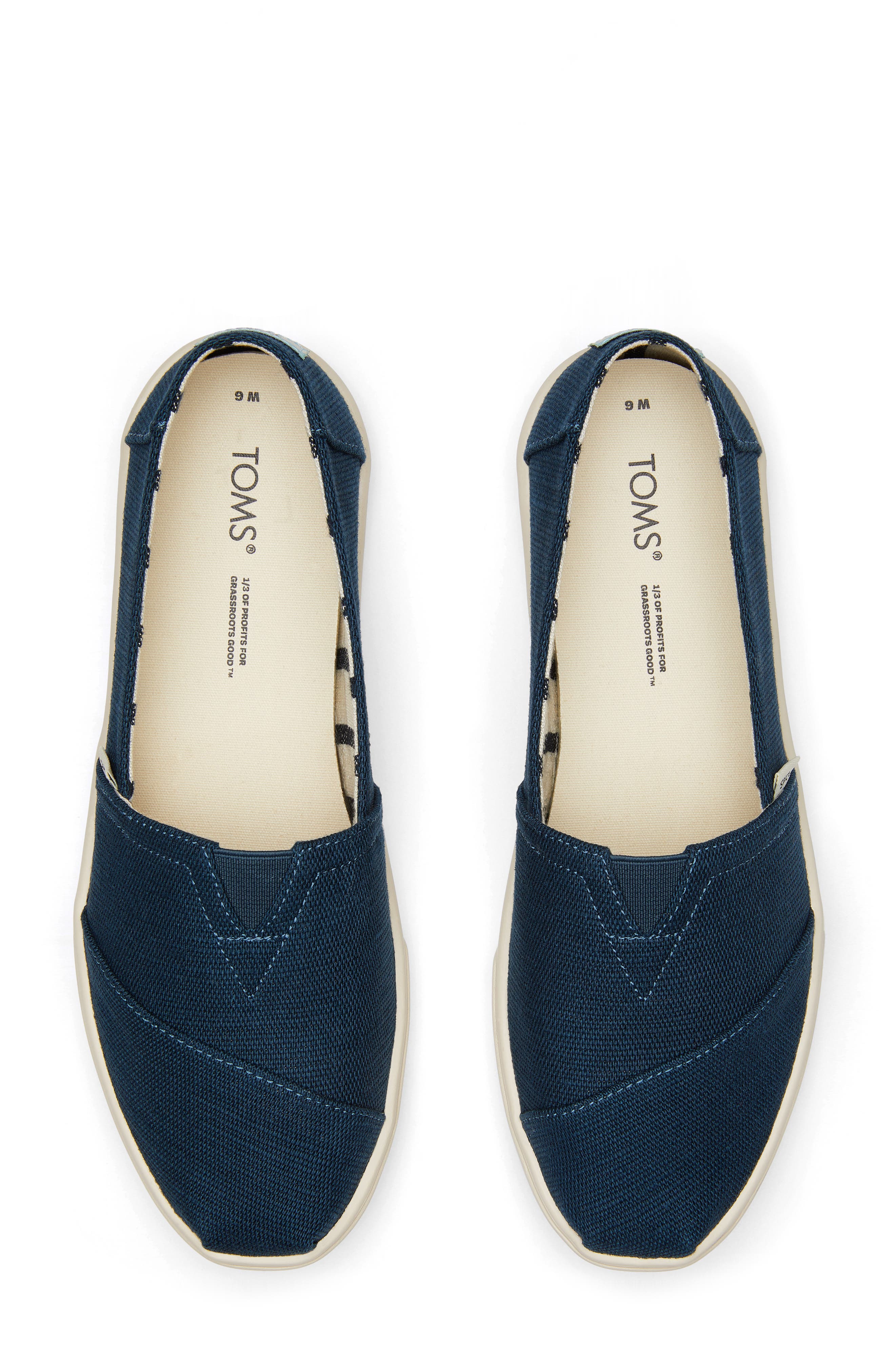 Alpargata Slip-On Sneaker, Alternate, color, BLUE