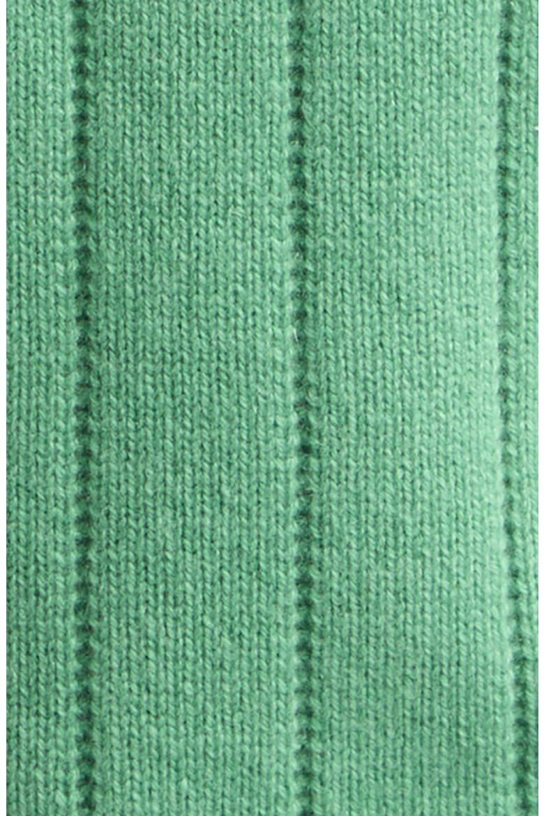 Ribbed Cashmere Ringer Tee, Alternate, color, HIGHLAND/ FIG