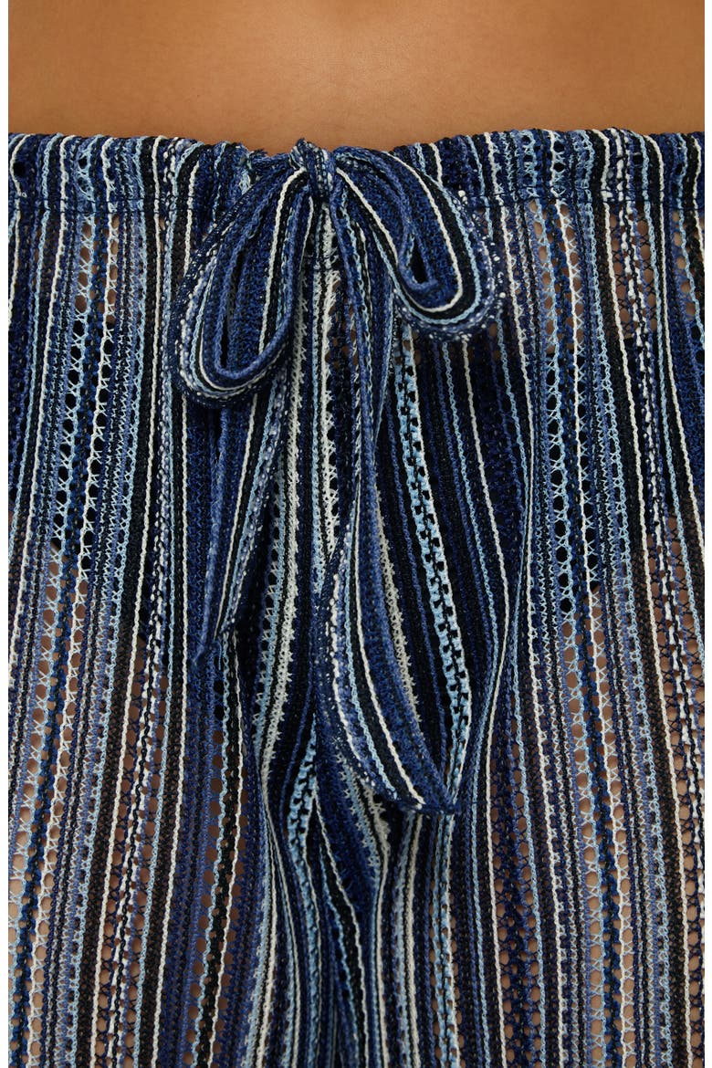 Seaside Side Slit Cover-Up Pants, Alternate, color, LAPIS MULTI