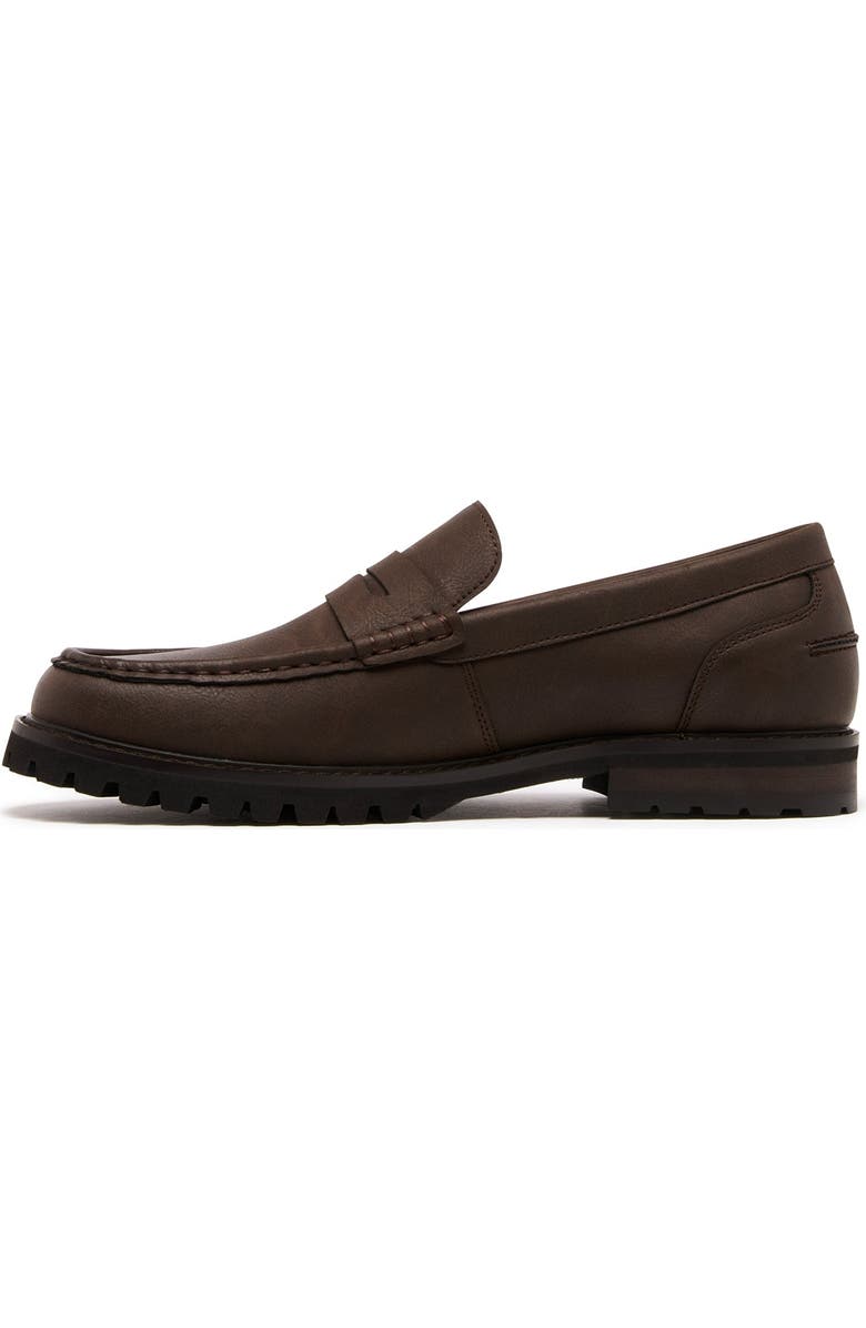 Uncut Hackney Loafer, Alternate, color, Brown Pu
