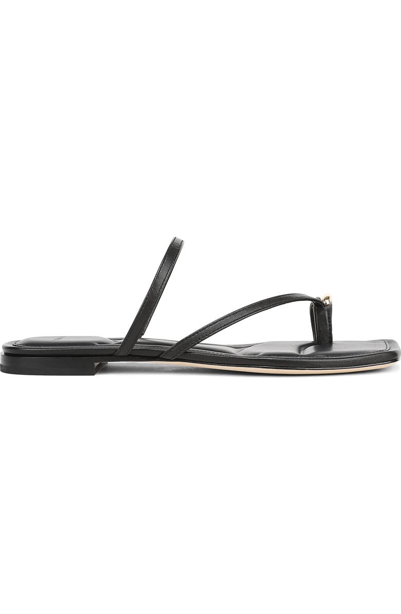 Vince Polli Toe Loop Sandal, Alternate, color, Black