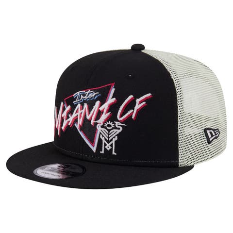 Men's New Era  Black Inter Miami CF Neon 9FIFTY Snapback Hat