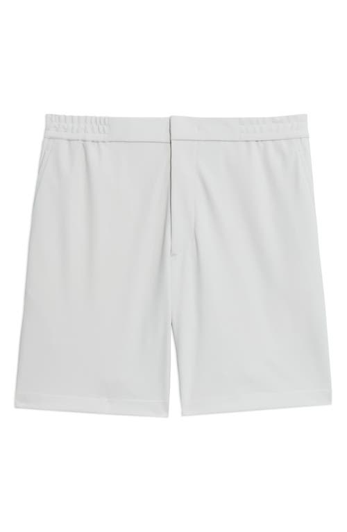 Theory Curtis Slim Fit Internal Drawstring Shorts In Fog