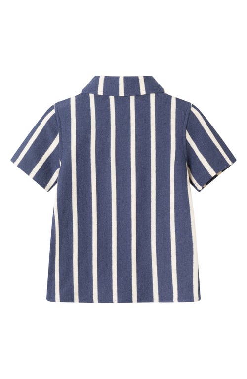 Andy & Evan Kids' Camp Shirt & Shorts Set In Navy