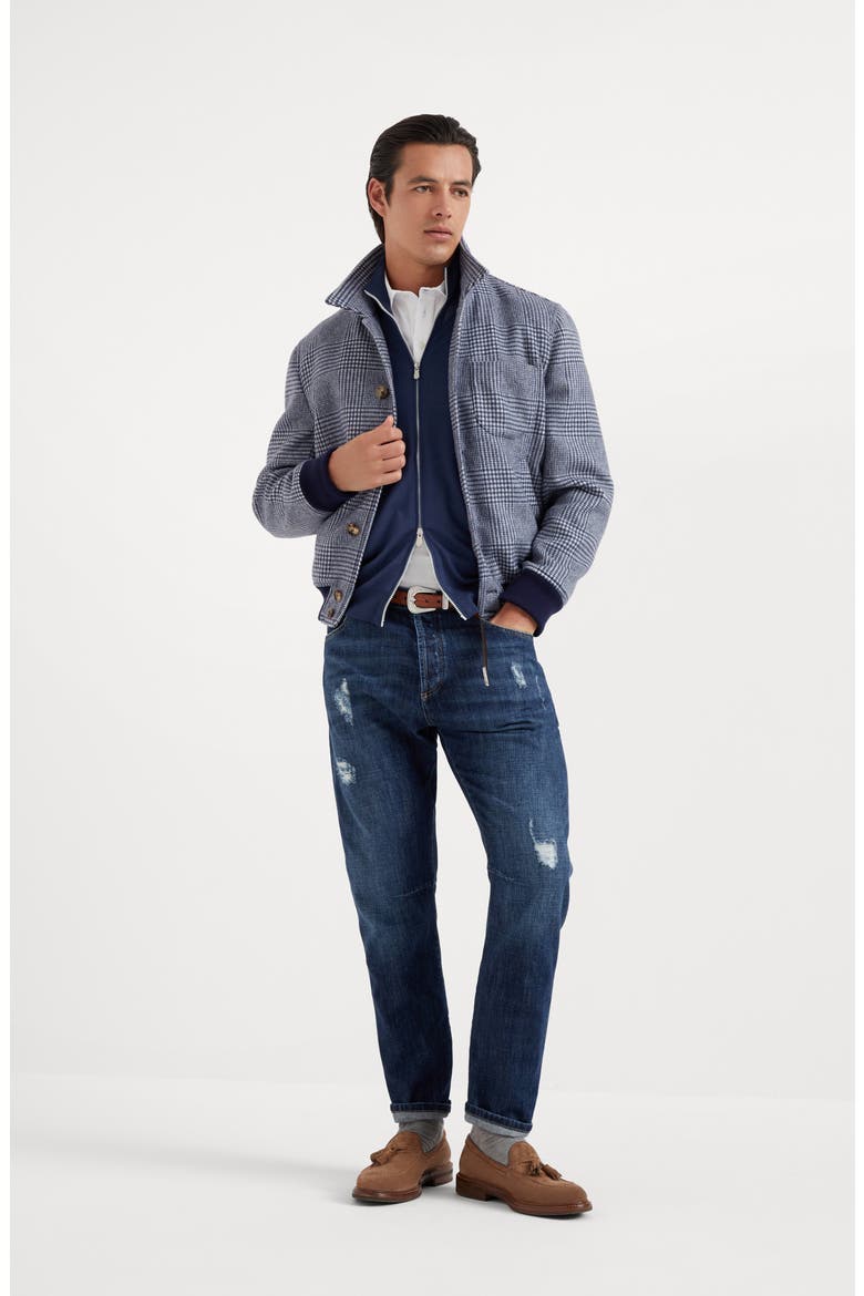 Polo with faux-layering, Alternate, color, White