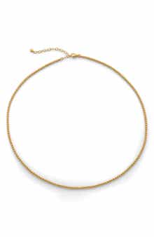 Monica Vinader 18K Gold Vermeil Ball Chain Necklace