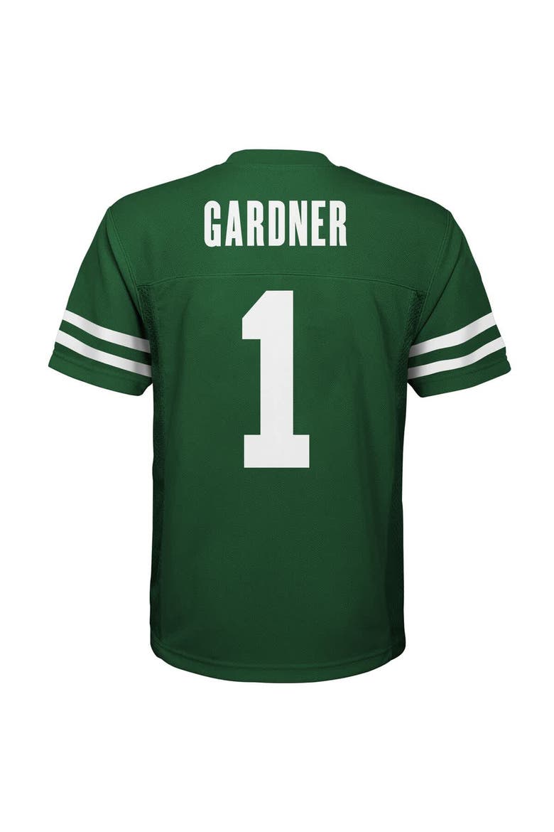 Youth Ahmad Sauce Gardner Green New York Jets Replica Player Jersey, Alternate, color, Green