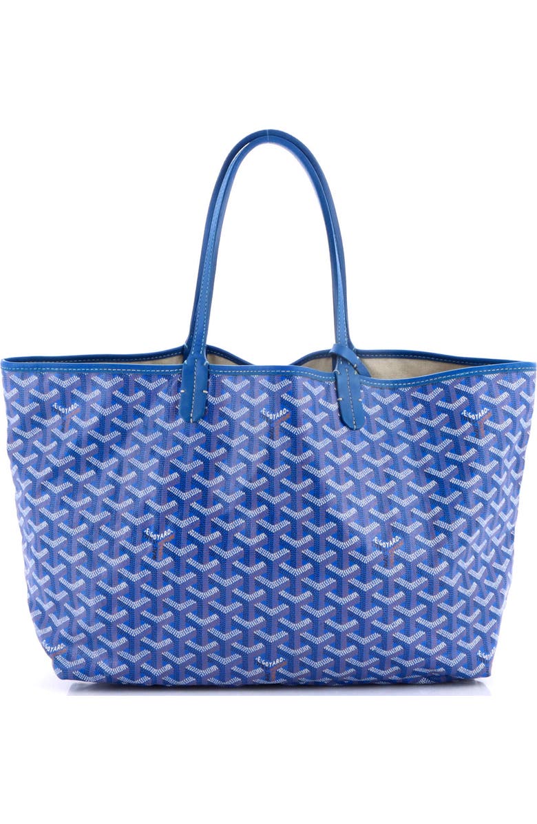 Pre-Owned Goyard Saint Louis Tote Coated Canvas PM, Alternate, color, Blue