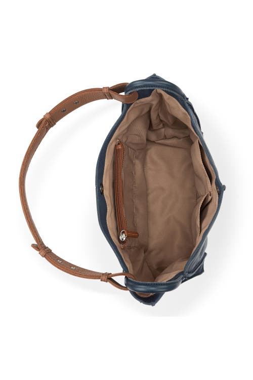 The Sak Los Feliz Medium Tote Leather Bag In Purple