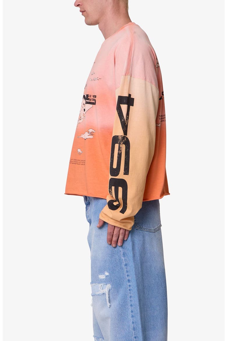 Missing Long Sleeve Graphic T-Shirt, Alternate, color, ORANGE