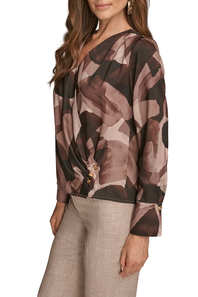 Floral Satin Surplice Top, Alternate, color, NOLITA MUL