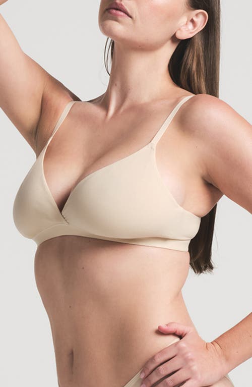 Skims Fits Everybody Crossover Bralette In Sand