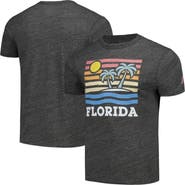 LEAGUE COLLEGIATE WEAR Men's League Collegiate Wear Heather Charcoal Florida Gators Hyper Local Victory Falls Tri-Blend T-Shirt