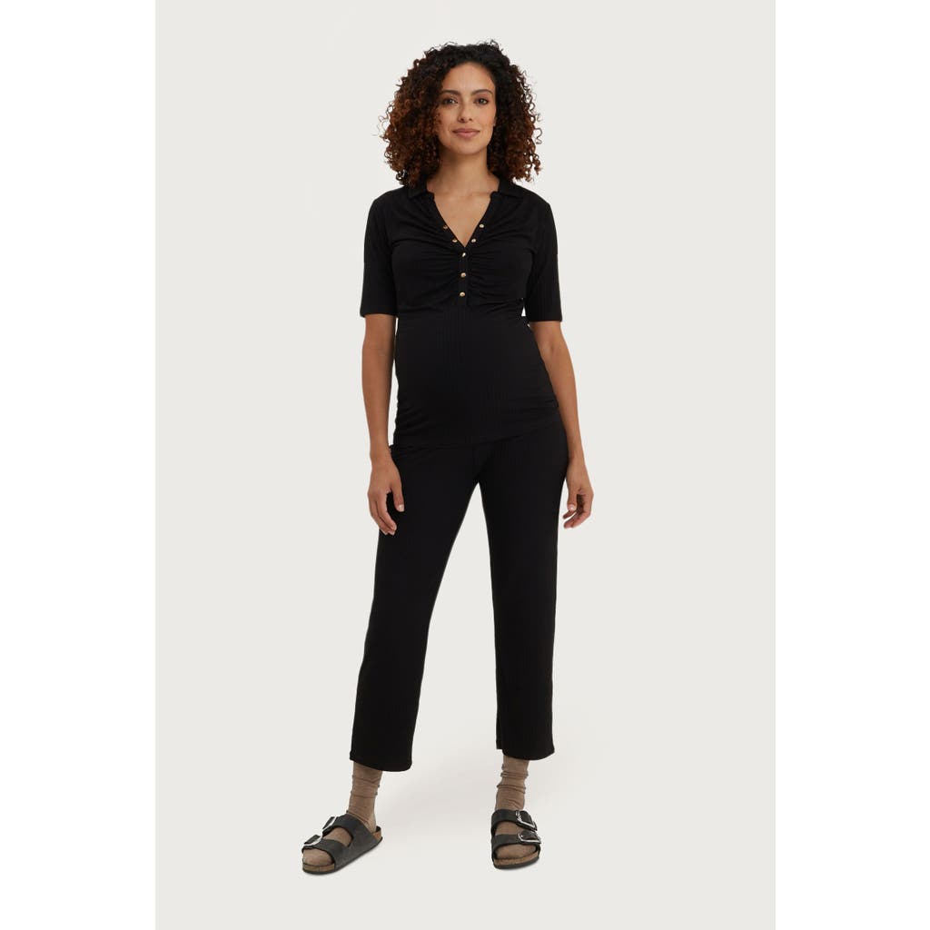 Nom Maternity Calista Top in Black  product