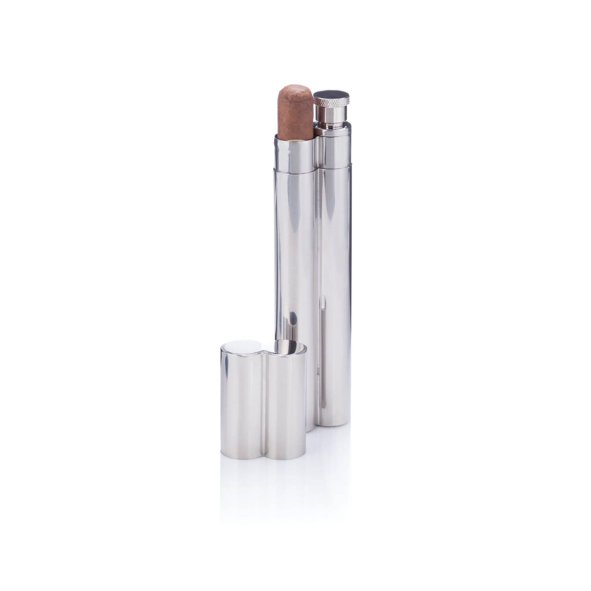 Viski Cigar Holder and Flask - Thumbnail 5