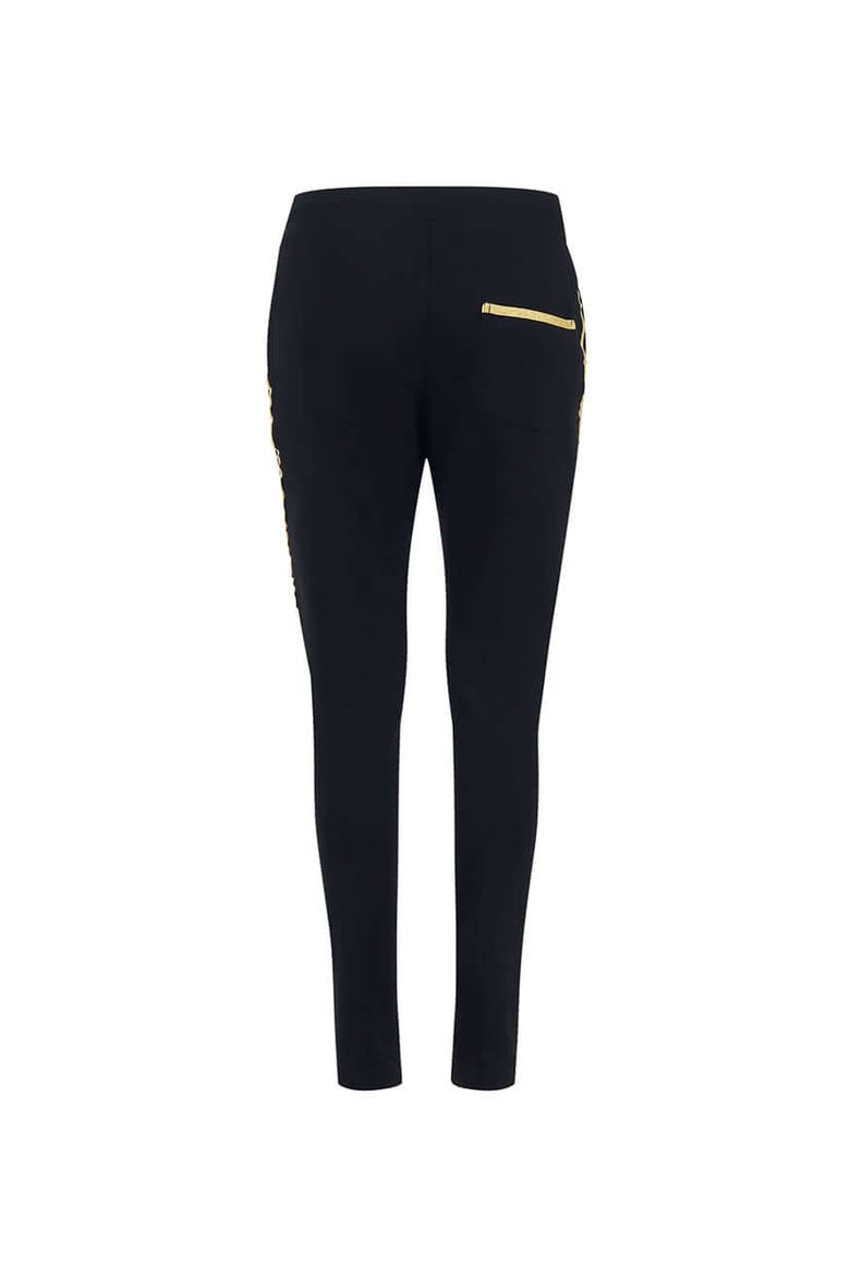 Stripe Sweatpants, Alternate, color, Black