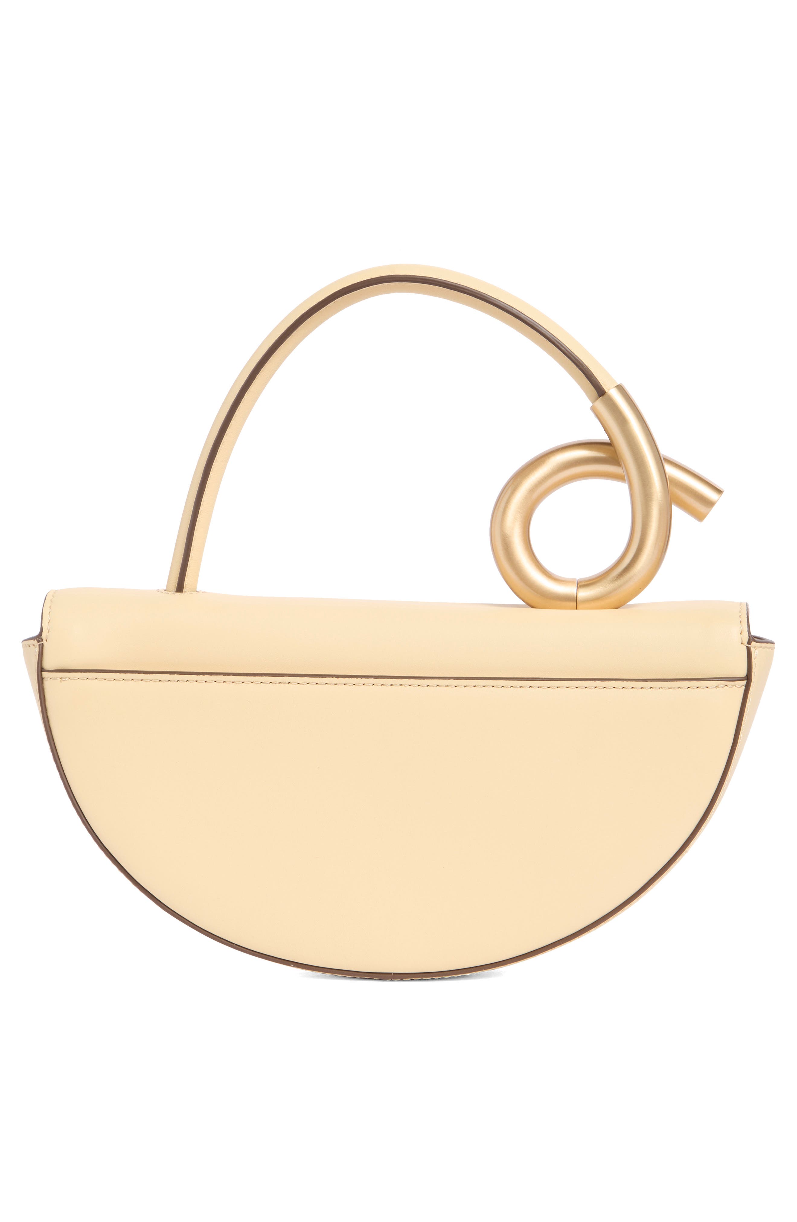 Cult Gaia Azariah Leather Top Handle Bag, Alternate, color, Sabbia