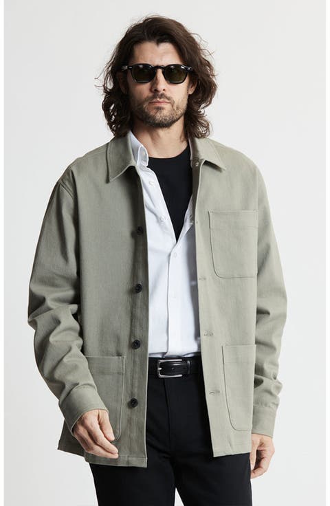 Brushed Bull Denim Chore Coat