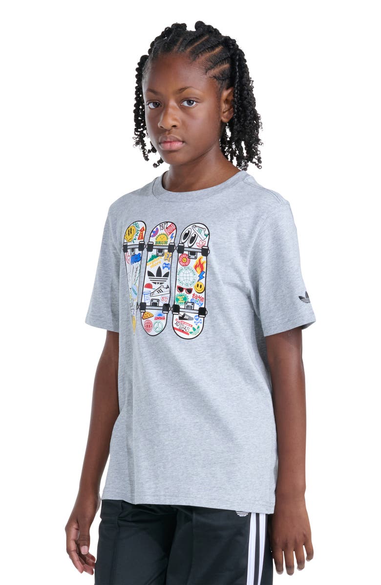 adidas Originals Kids' Skateboard Graphic T-Shirt, Alternate, color, 