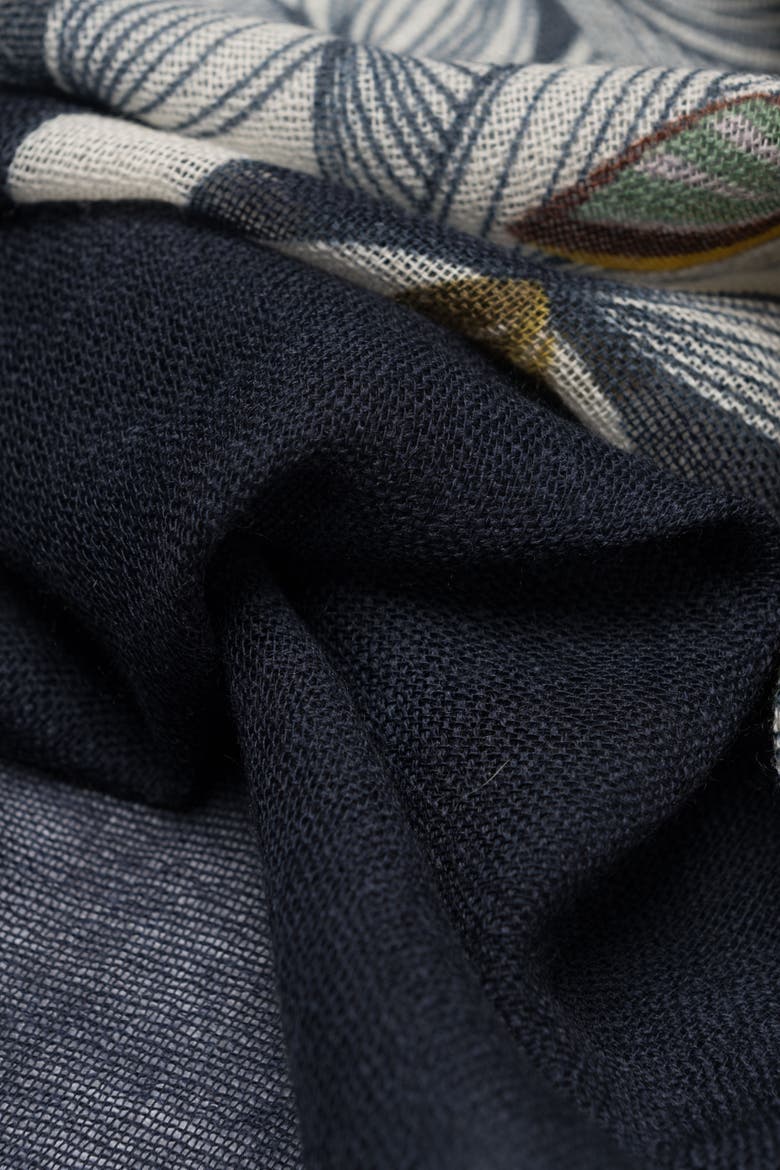 Bosco - Wool Scarf, Alternate, color, Navy