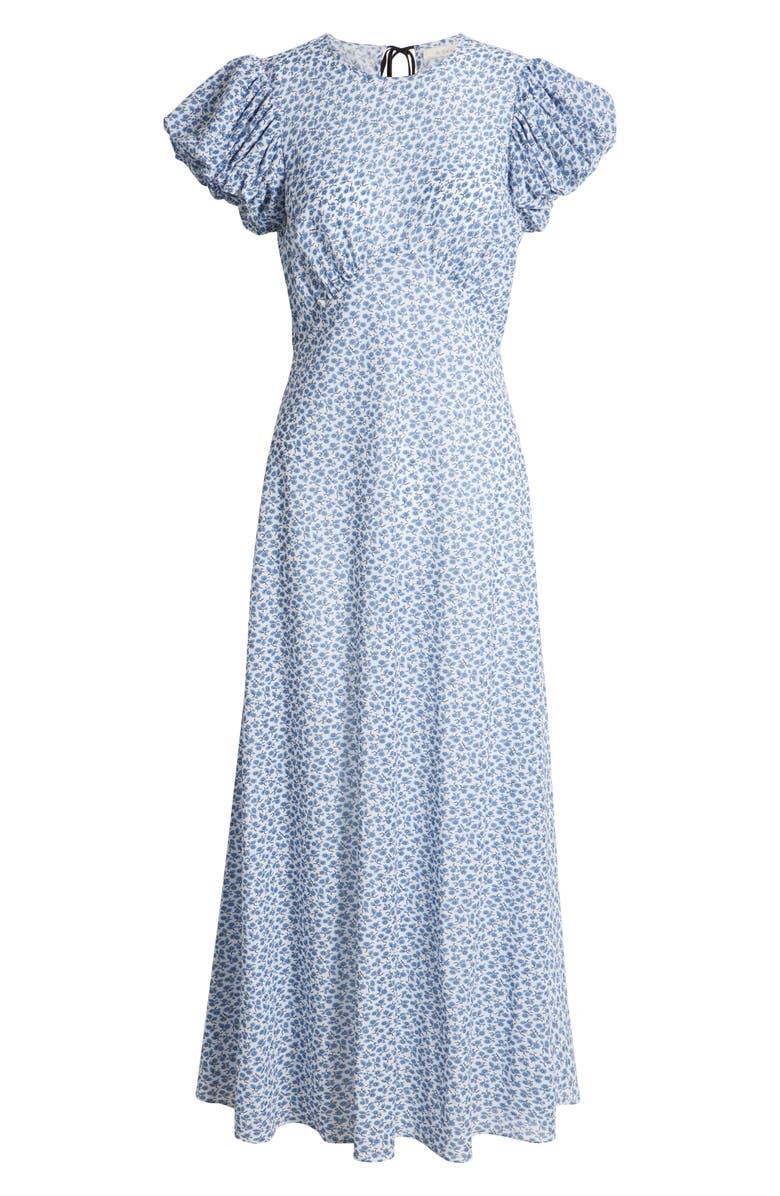DÔEN Romina Floral Organic Cotton Maxi Dress, Alternate, color,