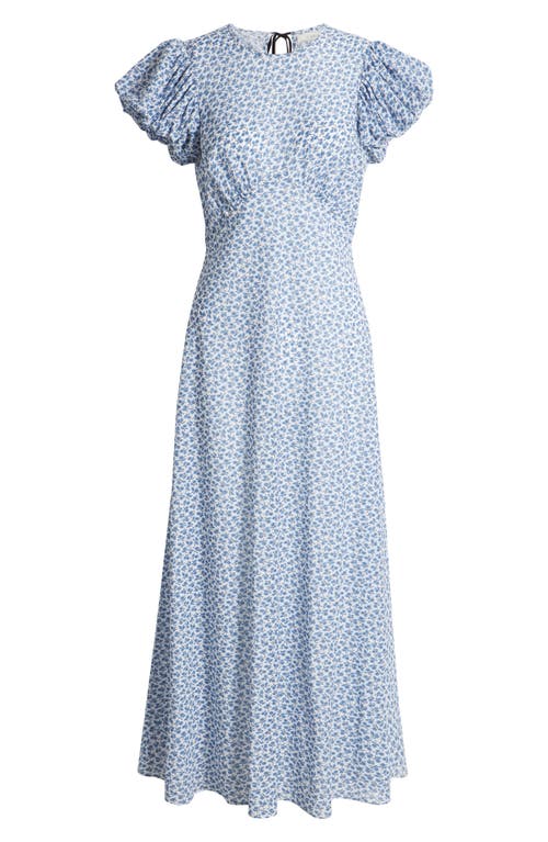 DOEN DÔEN ROMINA FLORAL ORGANIC COTTON MAXI DRESS 