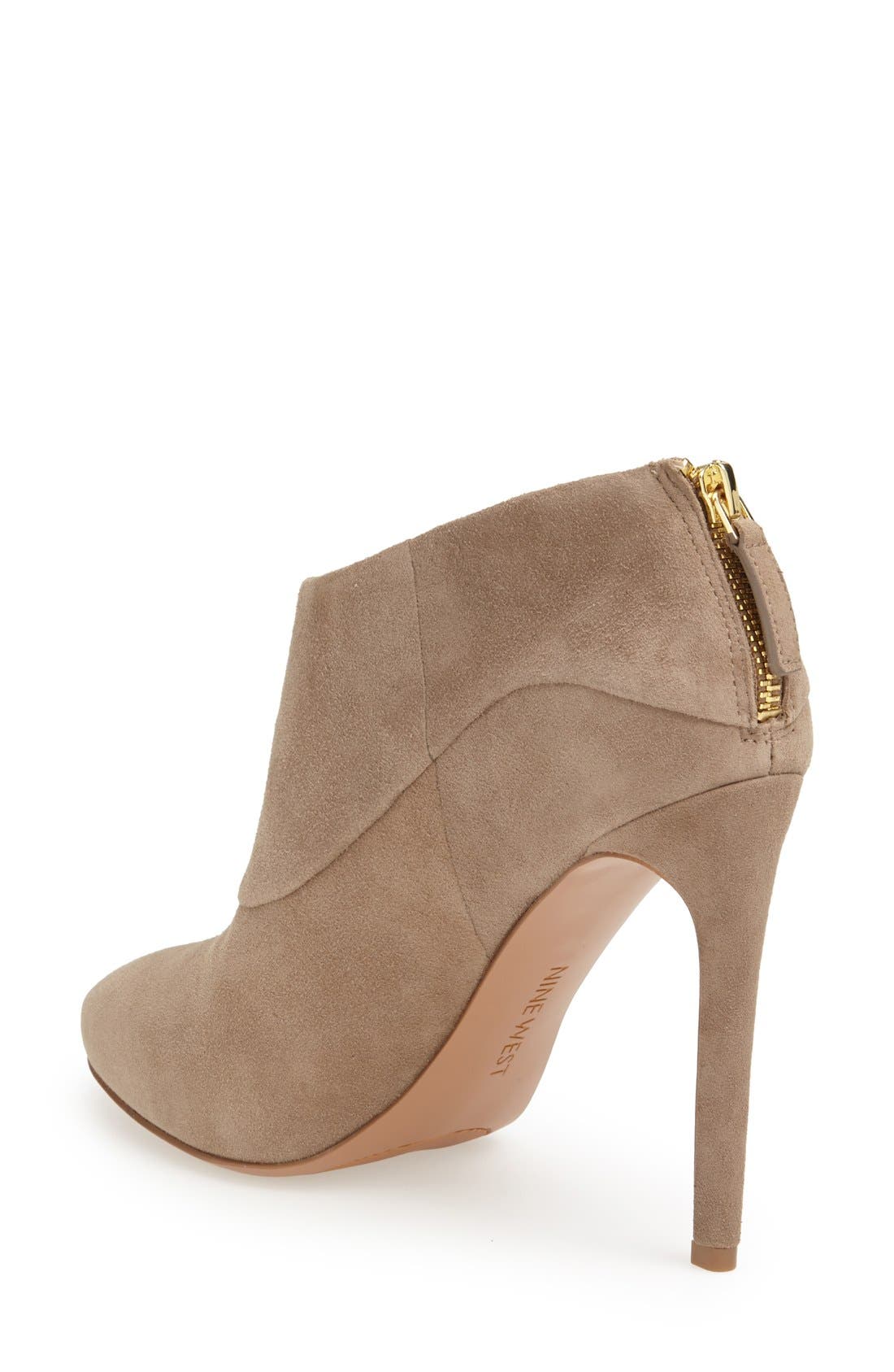 Platform Bootie, Alternate, color, NATURAL