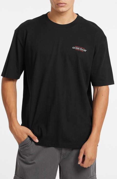 American Trad Logo Cotton Graphic T-Shirt