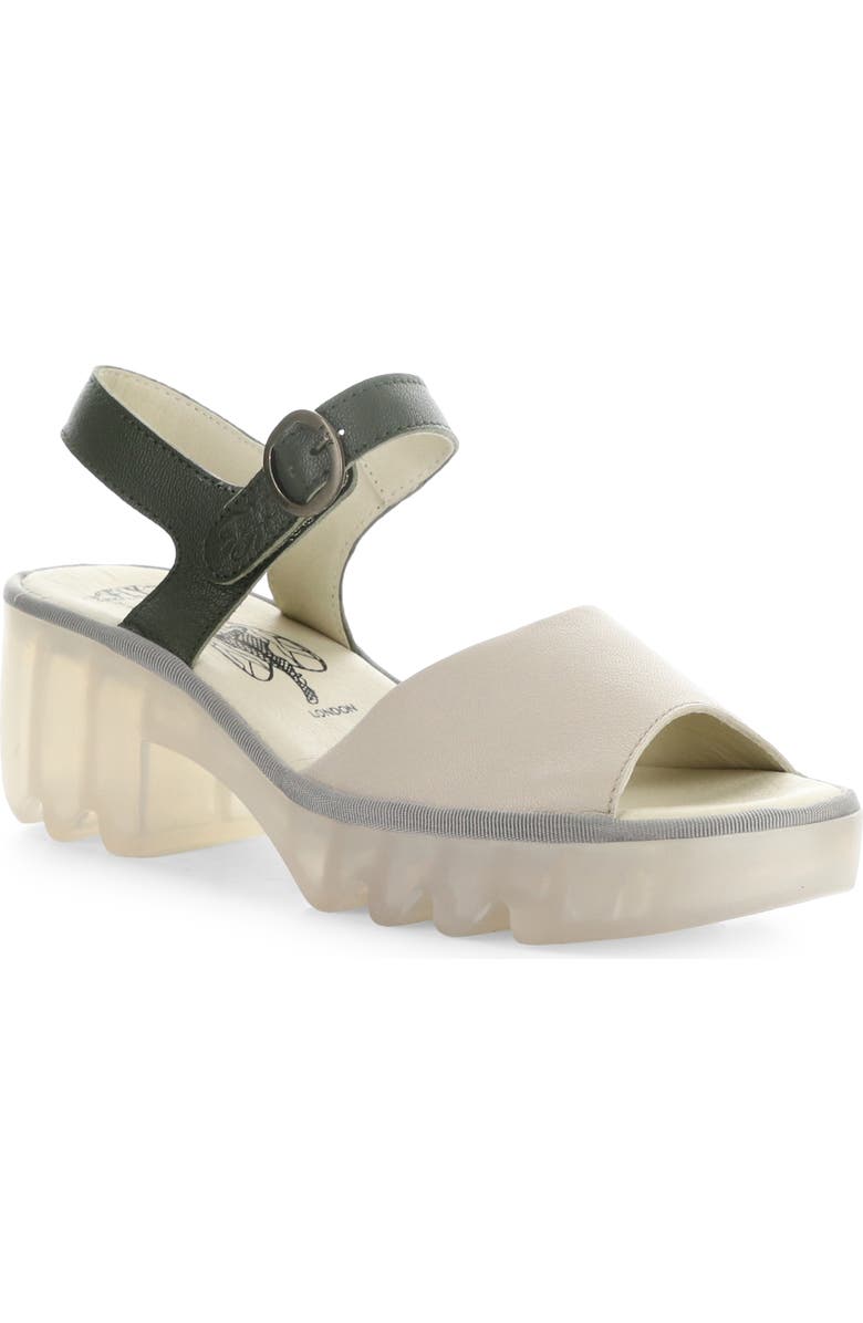 Fly London Tull Platform Sandal, Main, color, Taupe/ Khaki Mousse