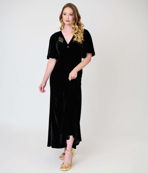 Cut Out Knit Maxi Dress