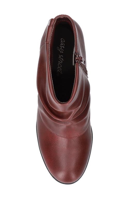 Easy Street Ambrose Bootie In Animal Print