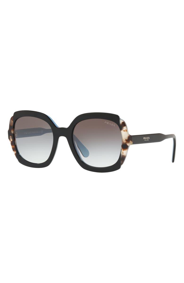 Prada Etiquette 54mm Square Sunglasses, Alternate, color, 