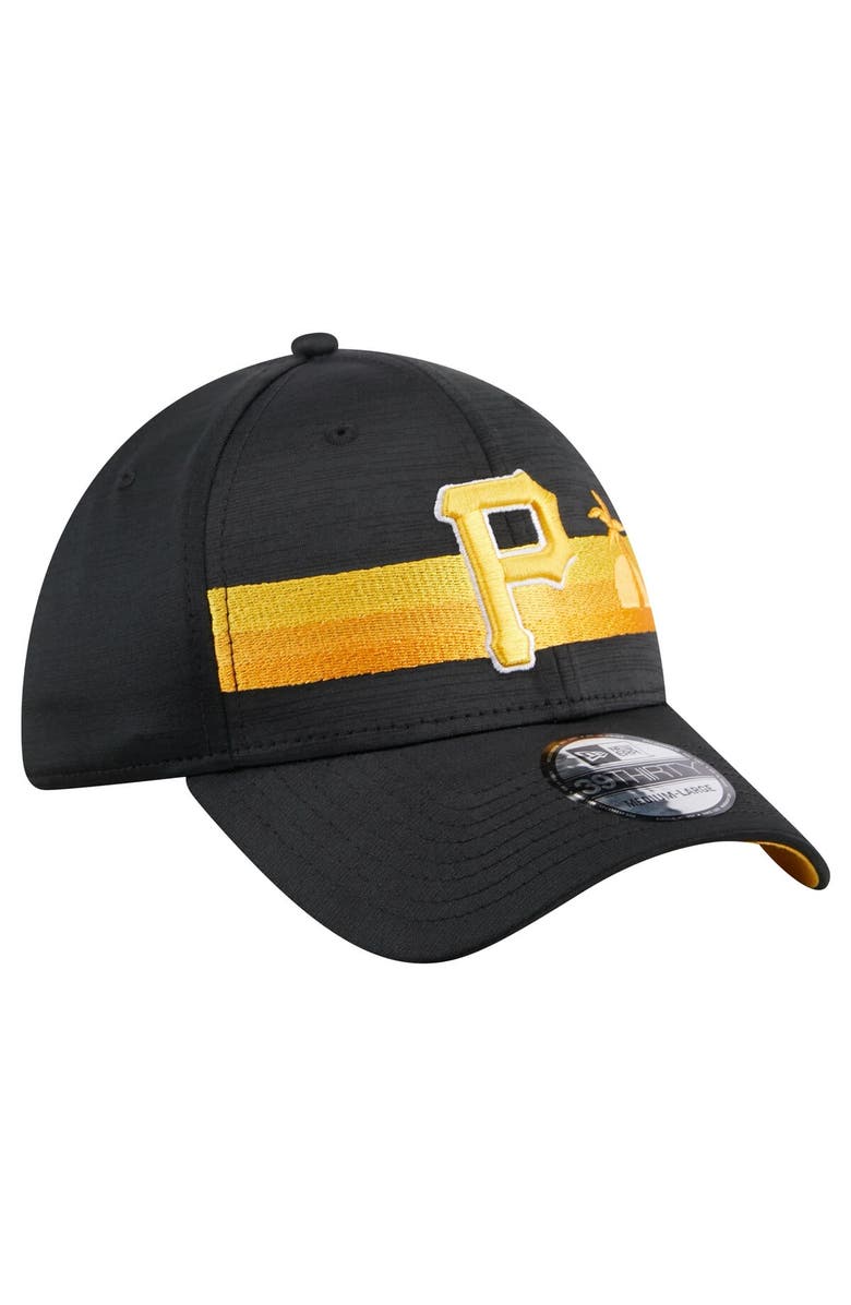 New Era Men's New Era Black Pittsburgh Pirates Spring Training Digi 39THIRTY Flex Hat, Alternate, color,
