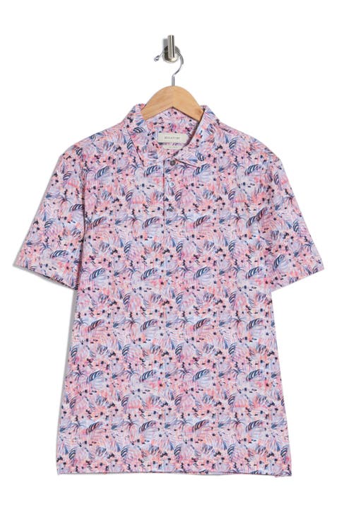 Printed Short Sleeve Polo