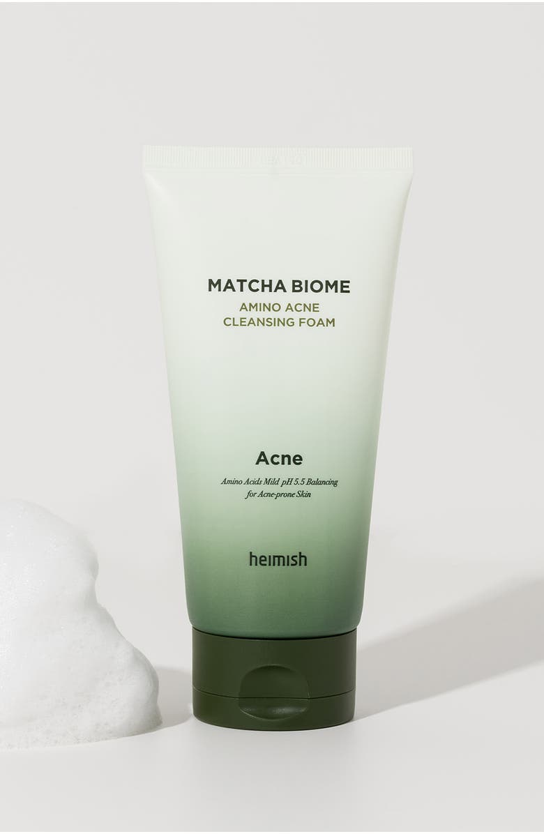 Heimish Matcha Biome Amino Acne Cleansing Foam, Alternate, color, 