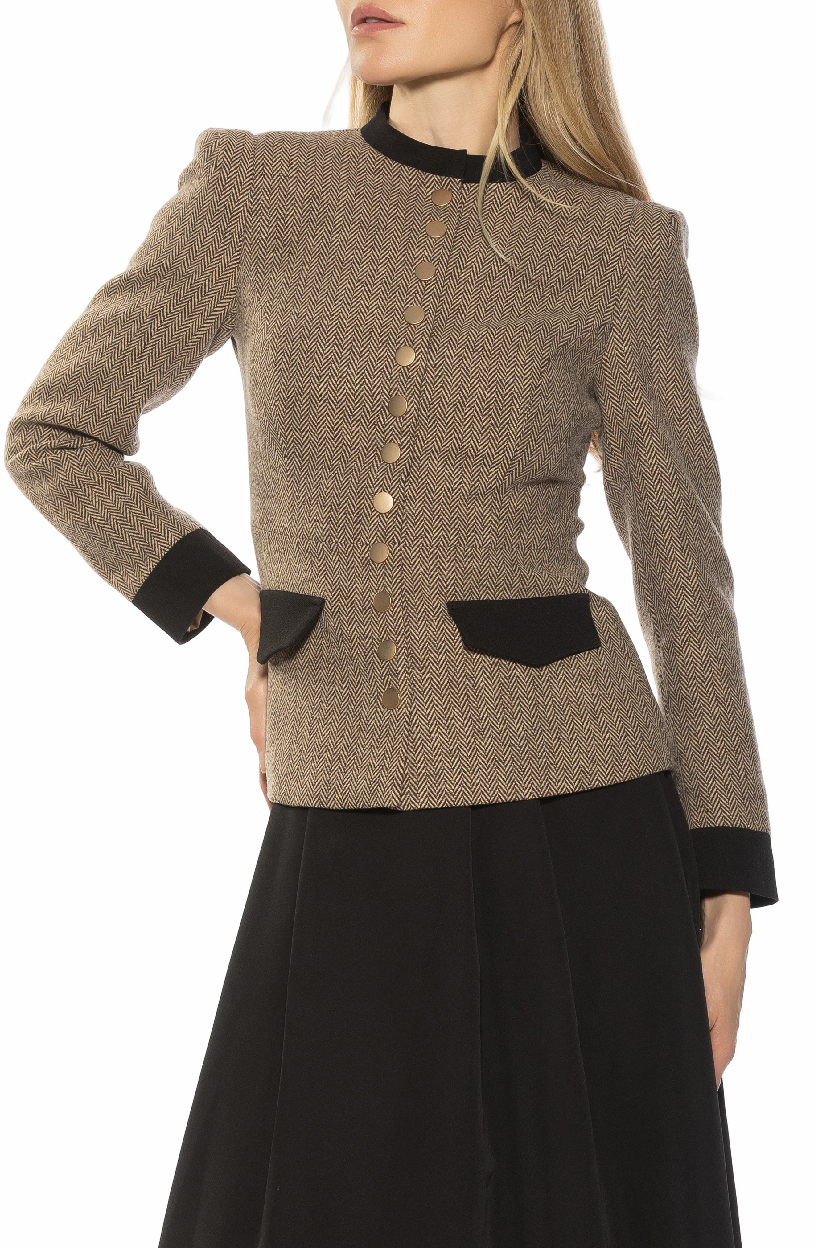 Nox Herringbone Blazer