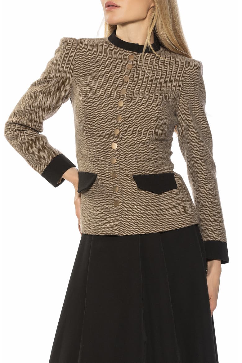 Nox Herringbone Blazer, Main, color, HERRINGBONE