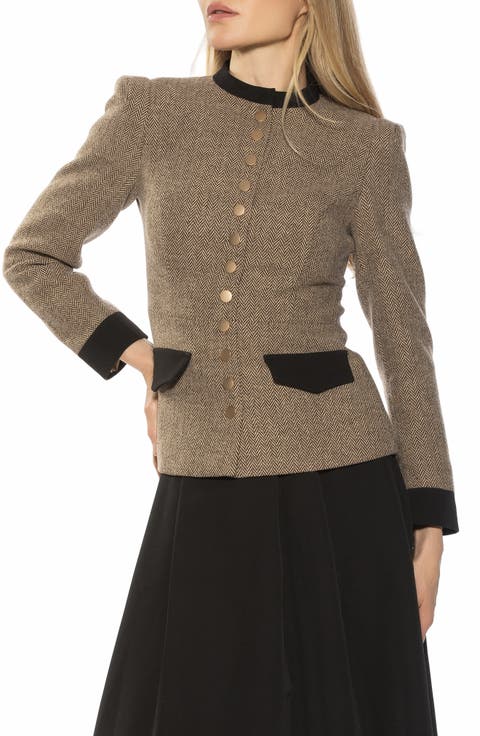 Nox Herringbone Blazer