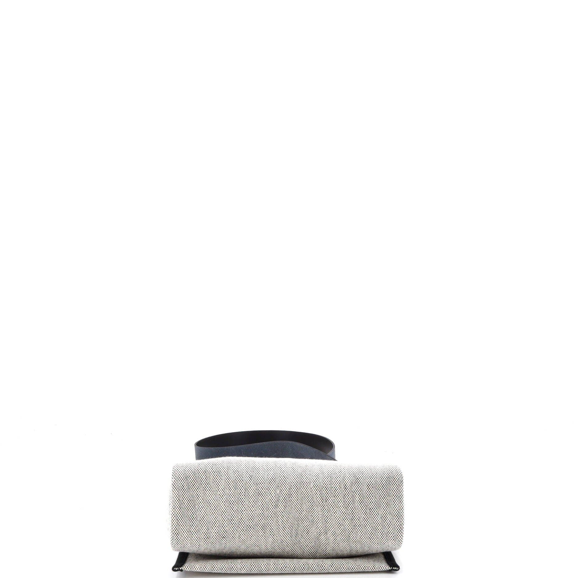 Pre-Owned Hermes Herbag Zip Toile and Leather 20, Alternate, color, Noir